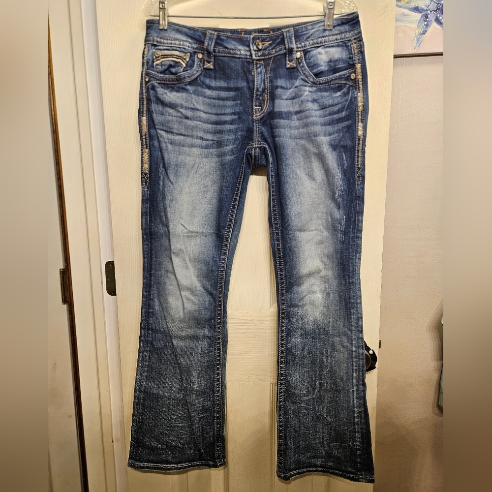 Rock revival posey easy bootcut jeans womens size 29